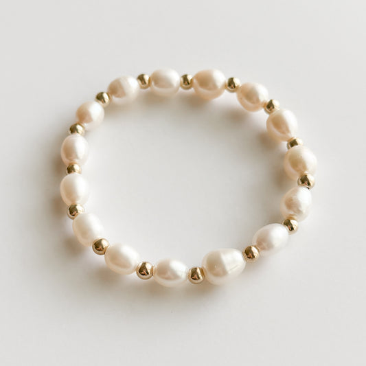 Becca Pearl Gold Bracelet