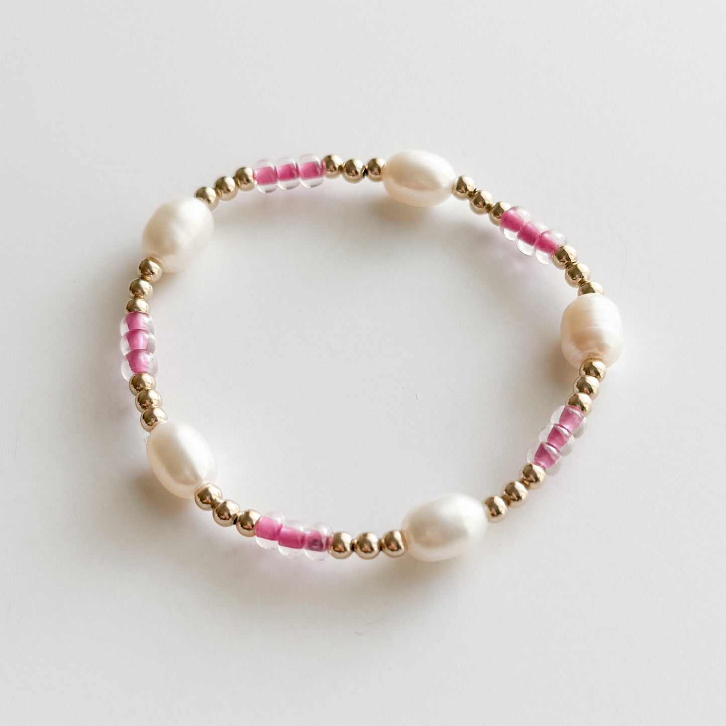 Purple Summer Days Lila Pearl Bracelet