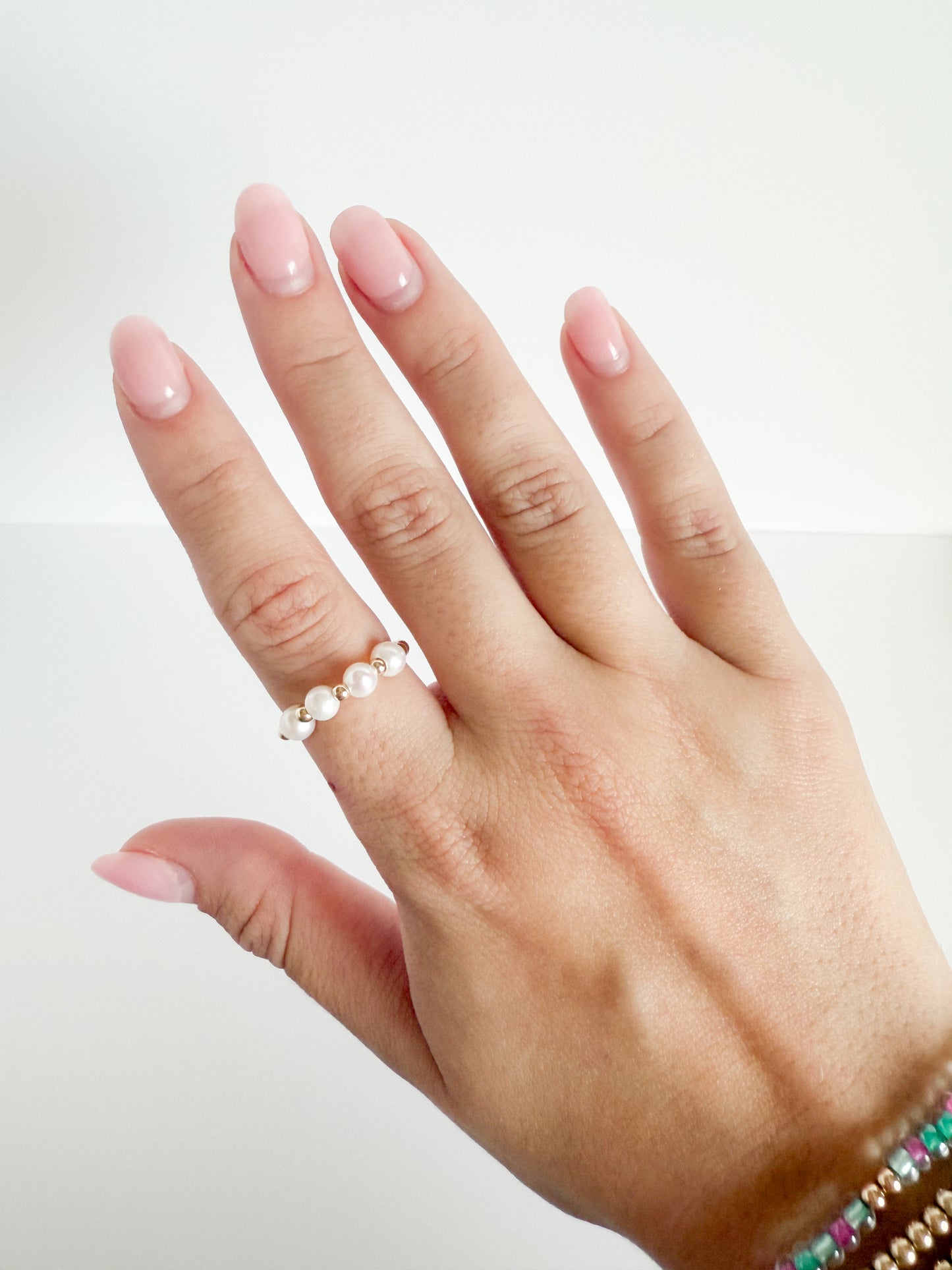 Hailey Gold & Pearl Ring