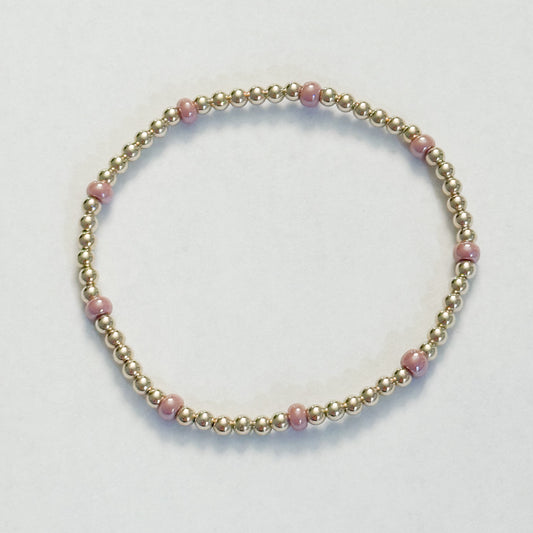 Pastel Mauve Penelope Bracelet