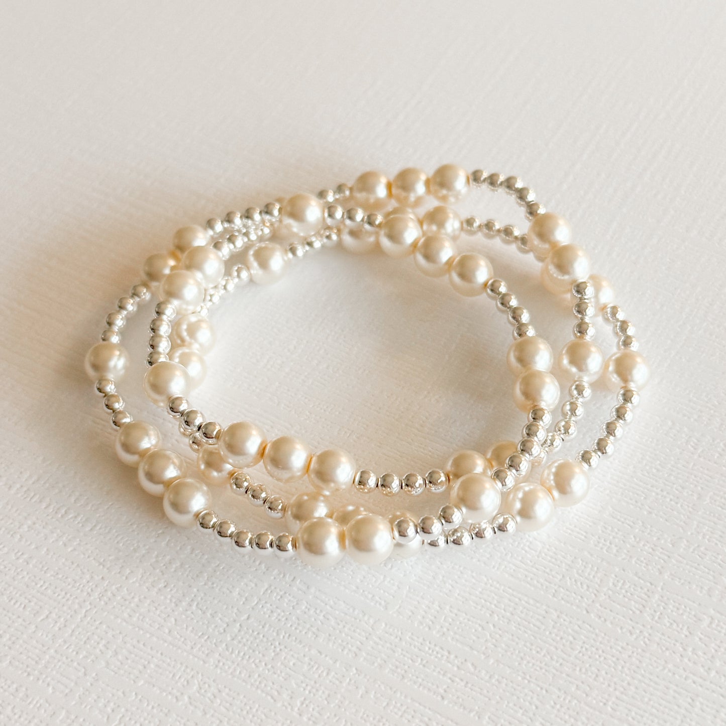 Chelsea 6mm Pearl Bracelet in Silver