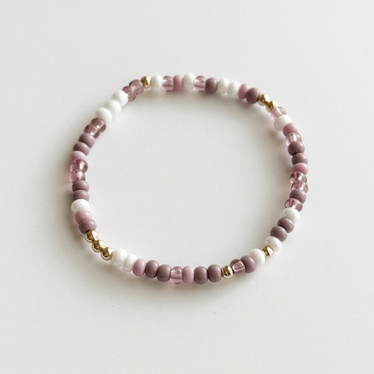 Lavender Haze Gold Confetti Bracelet