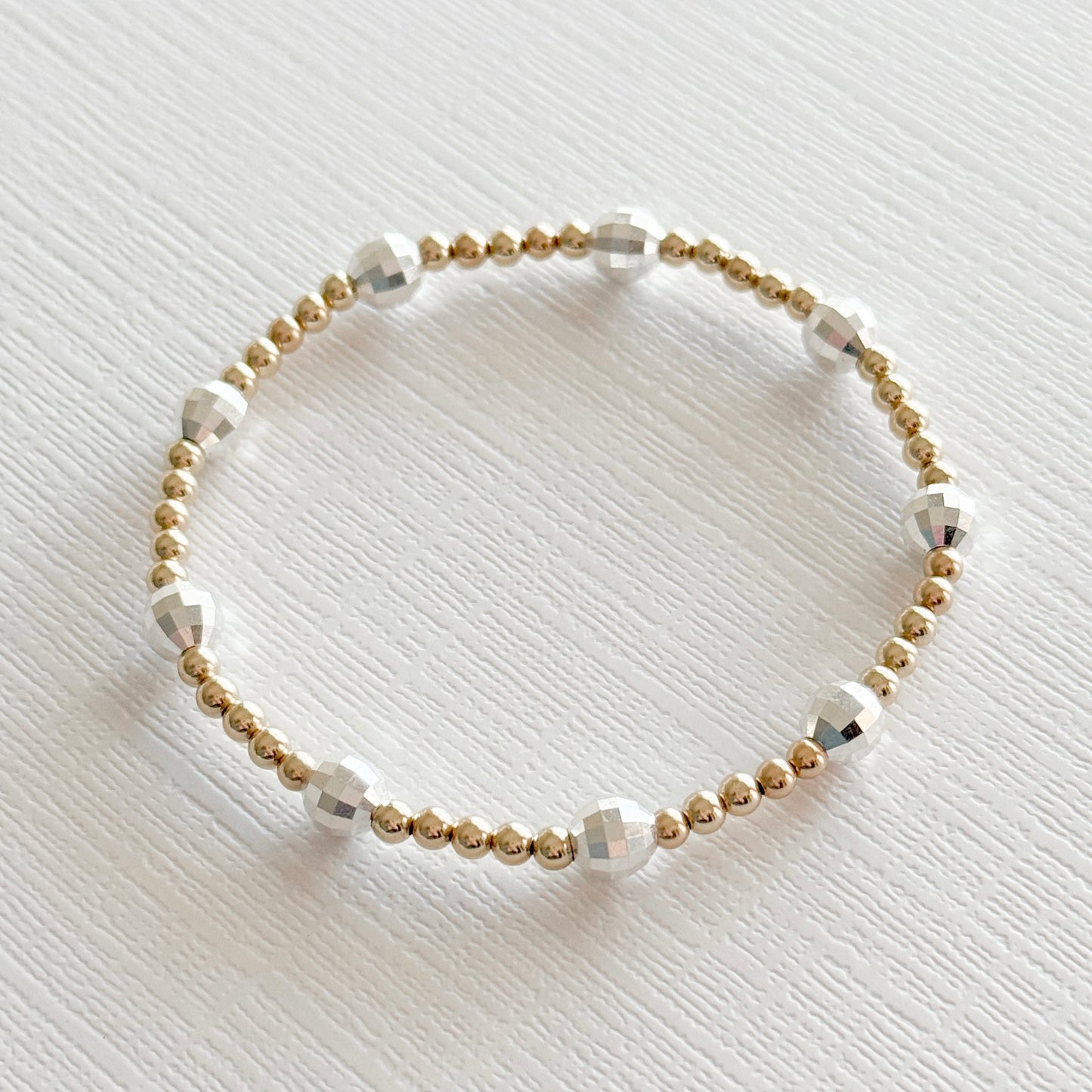 Mirrorball & Gold Emma Bracelet