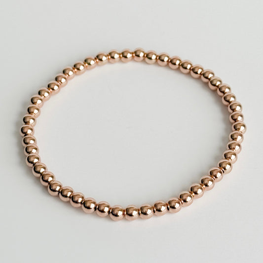 4mm Rose Gold Bracelet