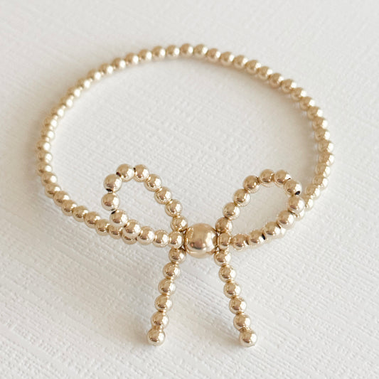 Mini Bow Gold Bracelet