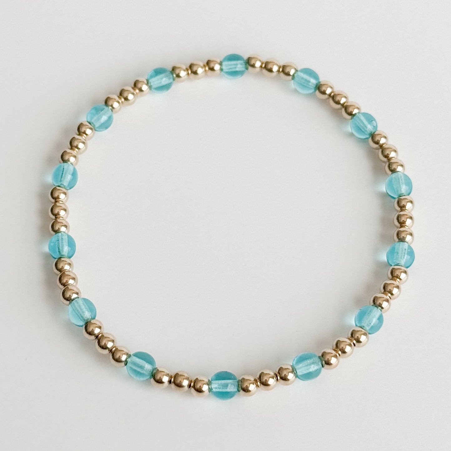 Brielle Bracelet in Light Aqua