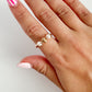Hailey Belle & Pearl Gold Ring