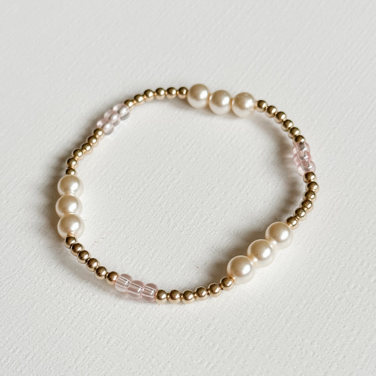 Ballerina Pearls Gold Bracelet