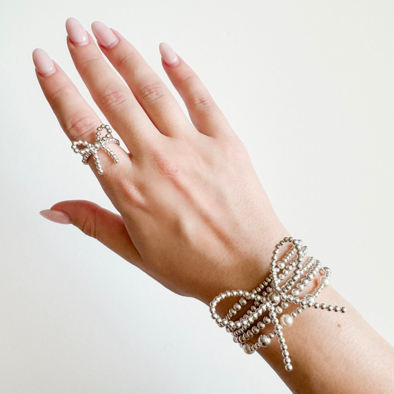 Bow Silver Bracelet