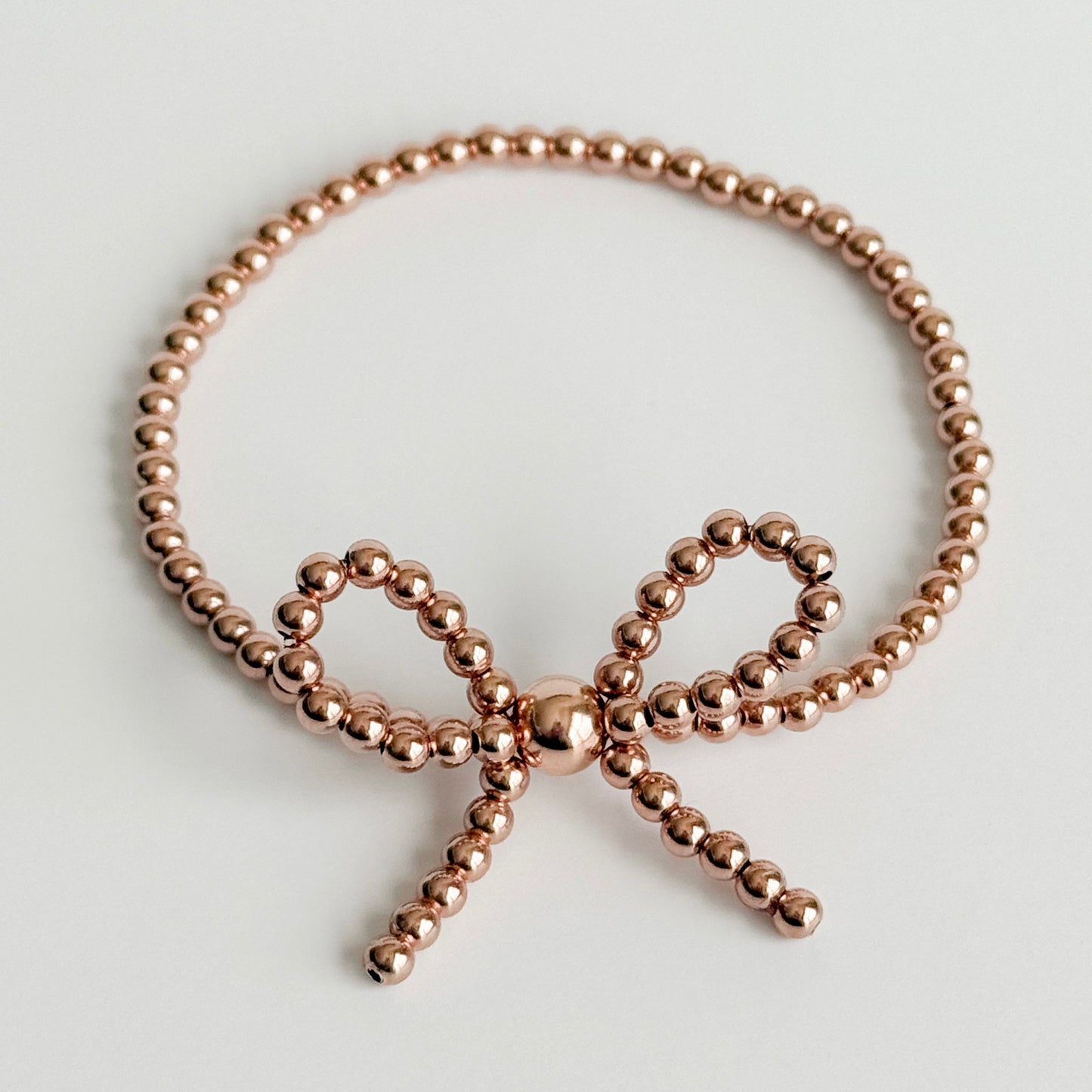 Mini Bow Rose Gold Bracelet