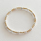 Mirrorball & Gold Dainty Ella Bracelet