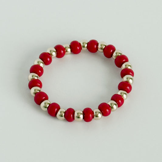 Dark Red Lilli Ring