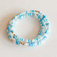 Let it Snow Gold Confetti Bracelet