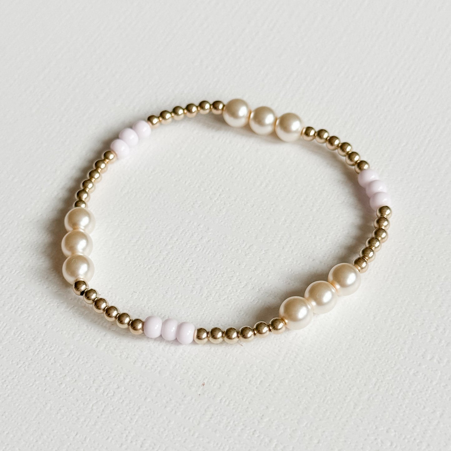 Ballerina Pearls Gold Bracelet