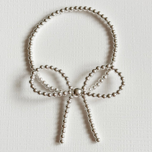 Bow Silver Bracelet