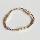 Ballerina Pearls Gold Bracelet