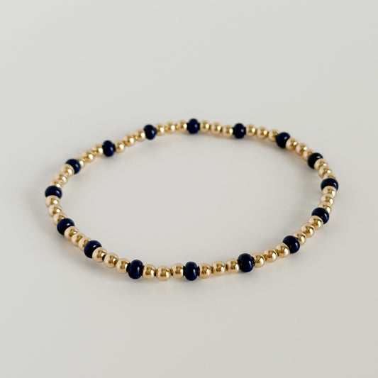 Navy Blue Gameday Bracelet