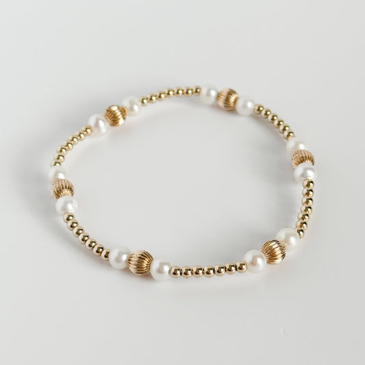 Esme Belle & Pearl Gold Bracelet