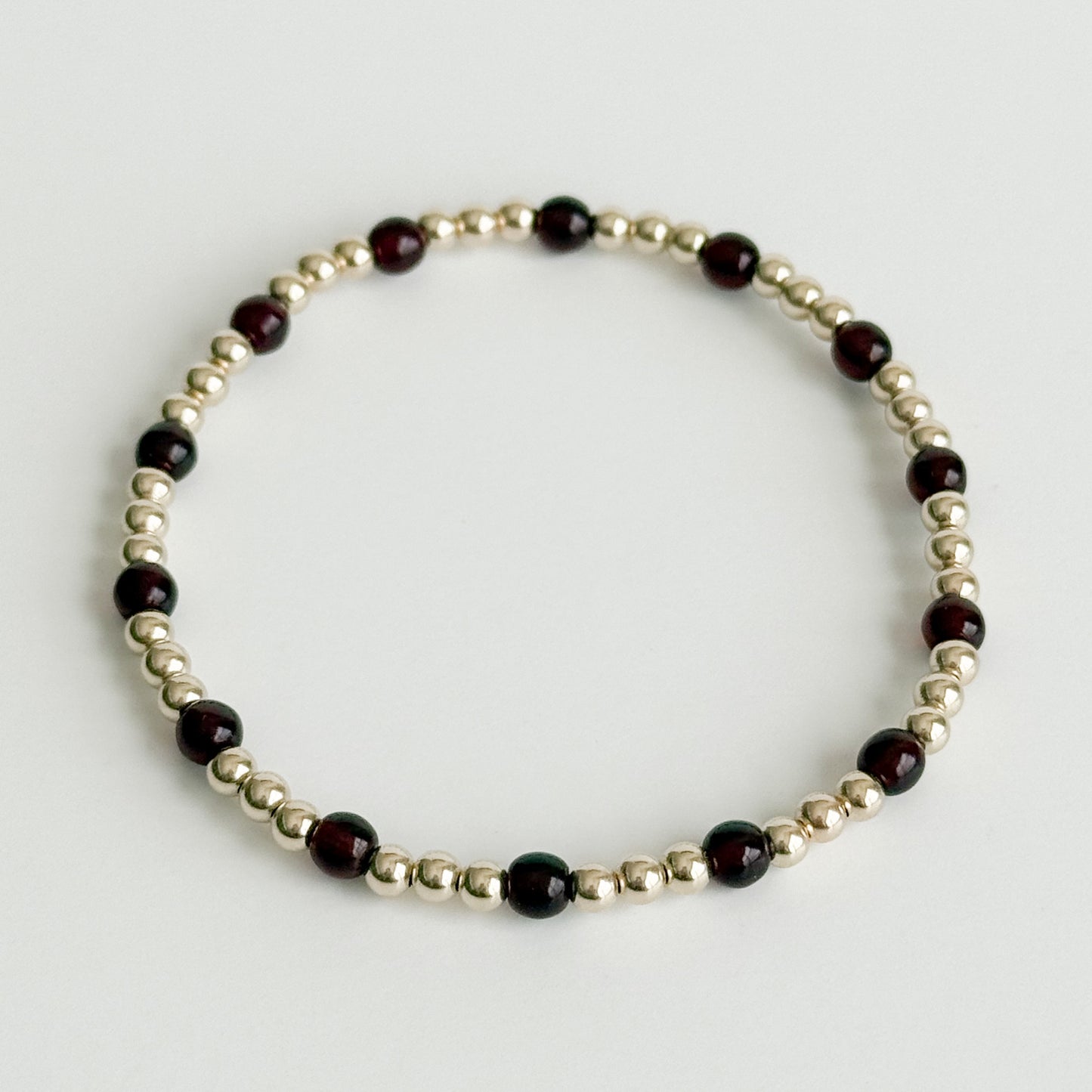 Brielle Bracelet in Deep Maroon