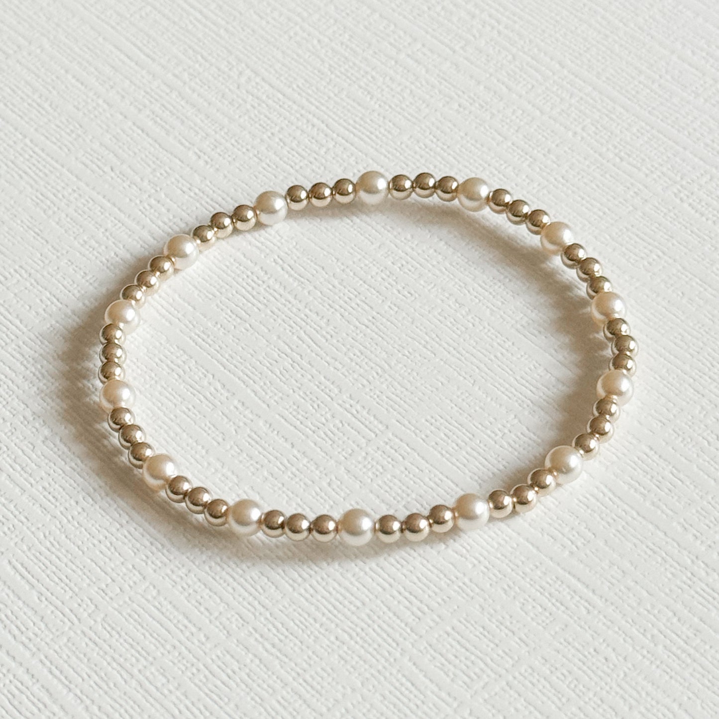 Sunset Pearl Gold Bracelet