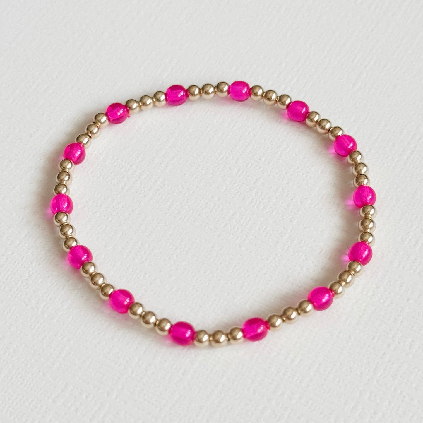 Brielle Bracelet in Hot Pink