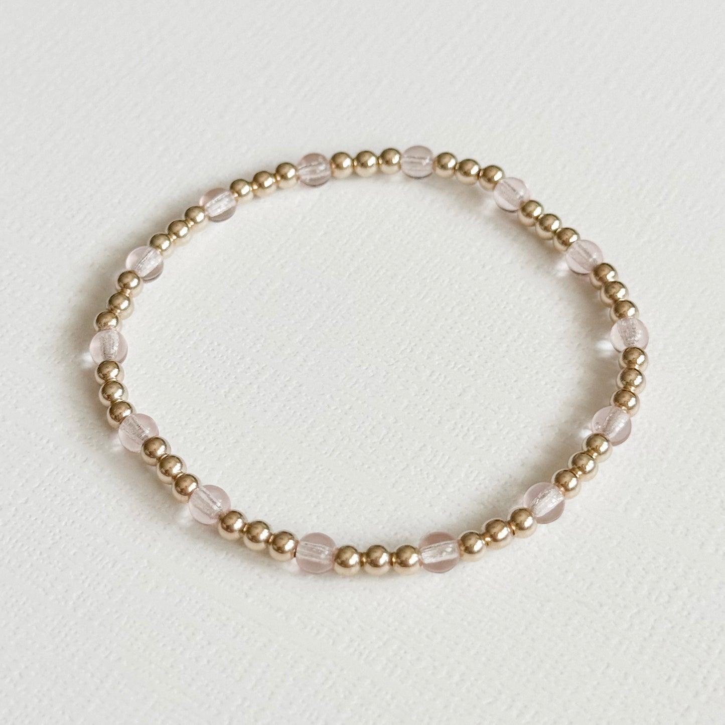 Brielle Bracelet in Pale Pink