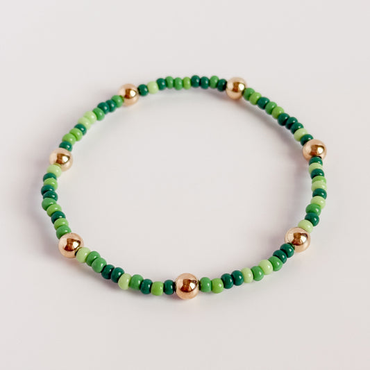 Green Christmas Abby Bracelet