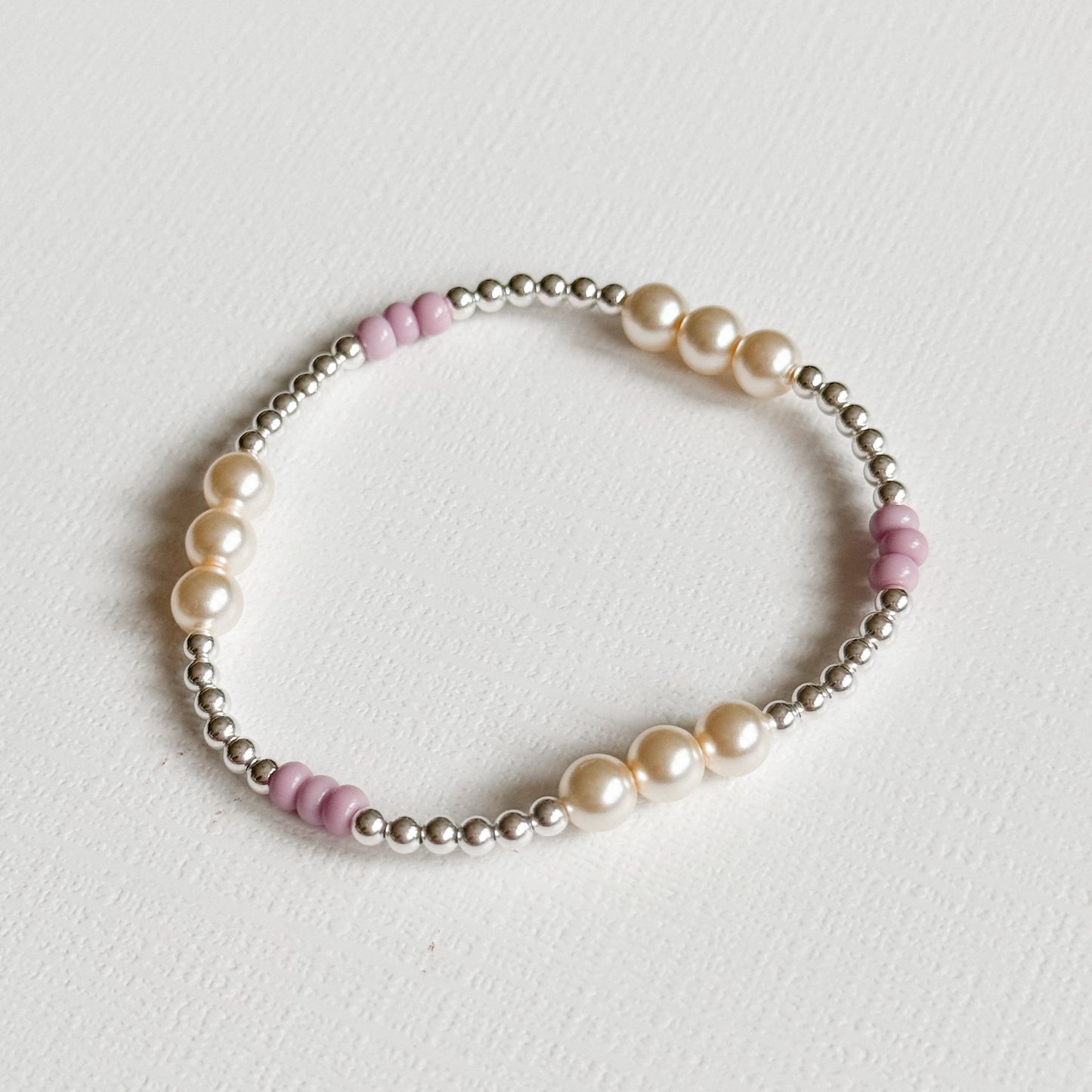 Ballerina Pearls Silver Bracelet