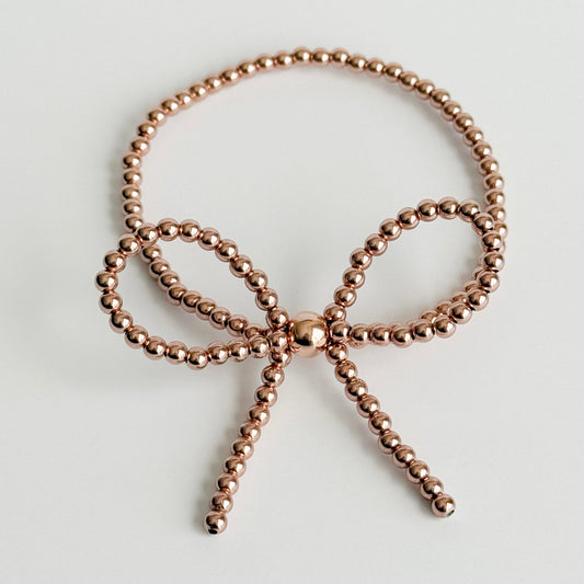 Bow Rose Gold Bracelet